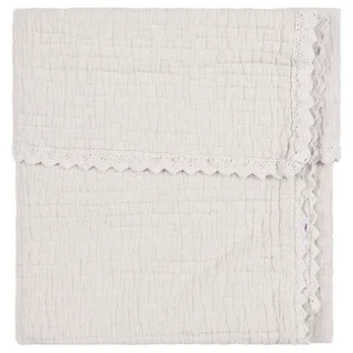 Elba Ledikantdeken Lace - 100 x 150 cm - Stone fra Koeka i Grå – produktbillede 2 af 3
