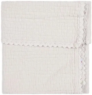 Elba Wiegdeken Lace - 75 x 100 cm - Stone by Koeka in Grey – product photo 1 of 4