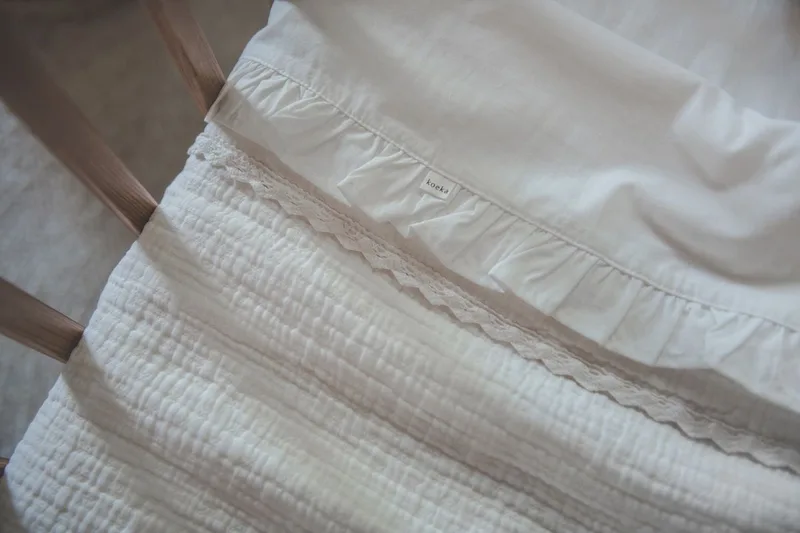 Laken Wieg Koeka Ruffle Warm White by Koeka – product photo 3 of 3