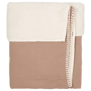 ledikantdeken teddy Faro - caffe - 100x150 från Koeka i Brun – produktbild 2 av 3