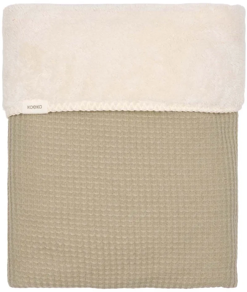 Ledikantdeken Teddy - Malaga - 100x150 cm - Sage by Koeka in Green – product photo