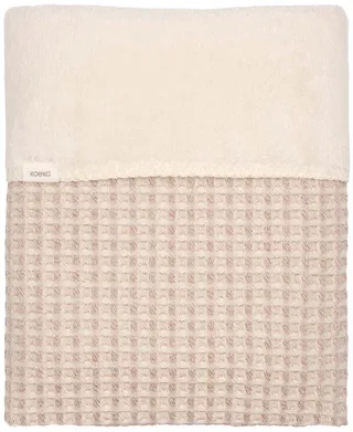 ledikantdeken wafel/teddy Oslo 100x150 de Koeka en Crumble – photo produit 1 sur 4