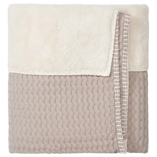 ledikantdeken wafel/teddy Oslo 100x150 de Koeka en Crumble – photo produit 2 sur 4