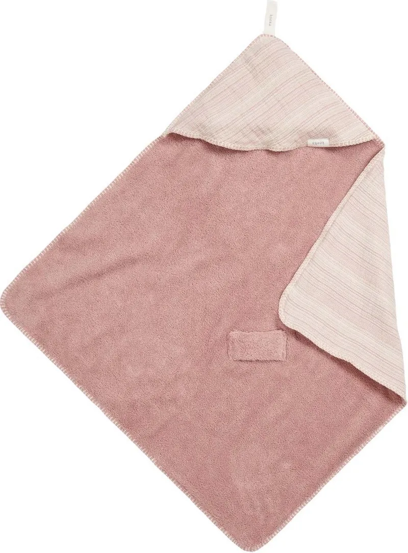 Omslagdoek baby Maui - 100x100cm van Koeka in Old pink – productfoto