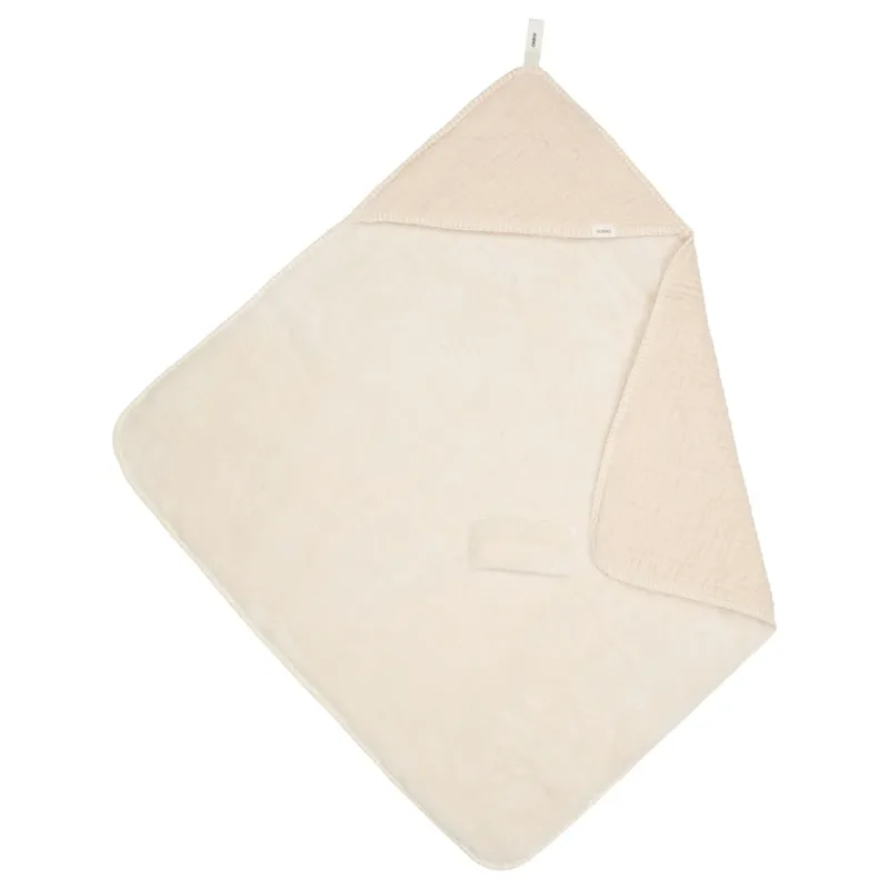 Omslagdoek Teddy Rivoli - Warm White | Wikkeldeken van Koeka – productfoto