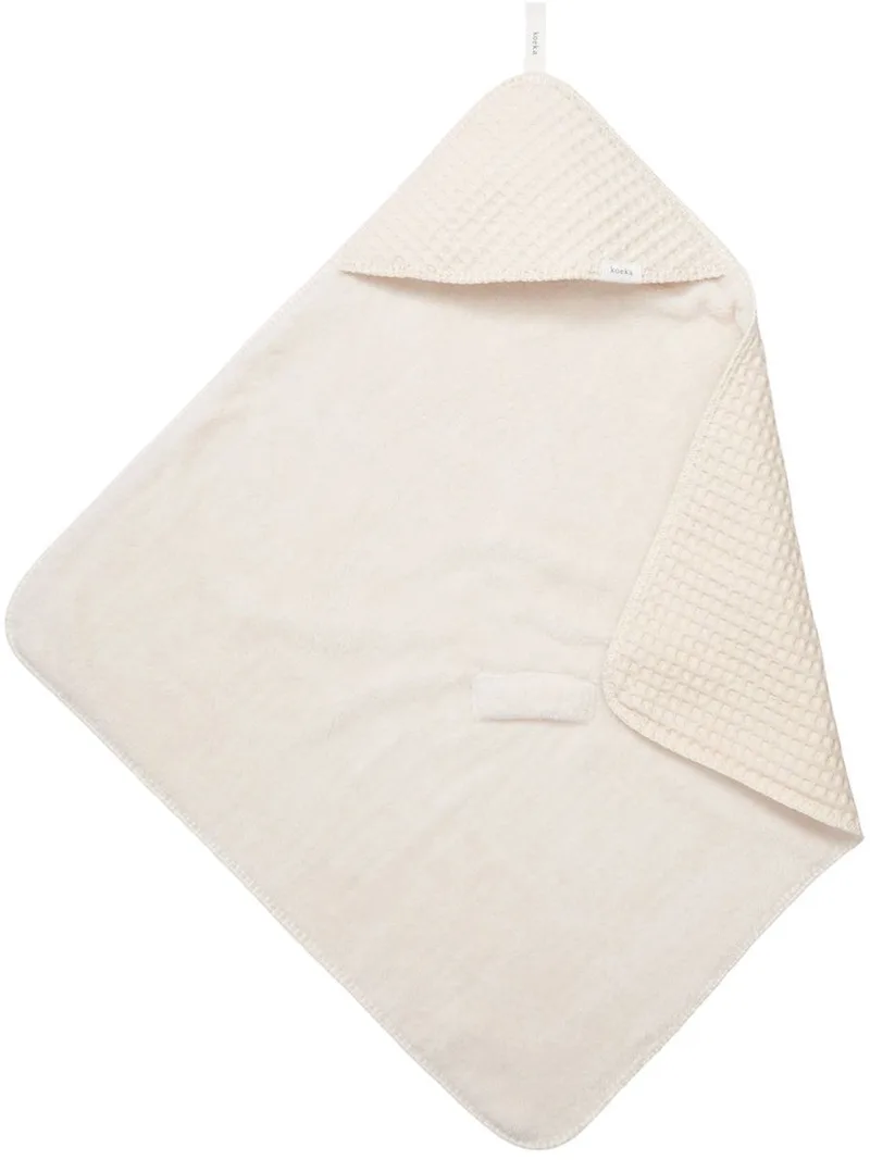 omslagdoek wafel/teddy Oslo natural 100x105 by Koeka in Natural – product photo
