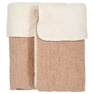Rivoli Teddy Ledikantdeken – 100 x 150 cm – Caffe by Koeka in Brown – product photo 2 of 3