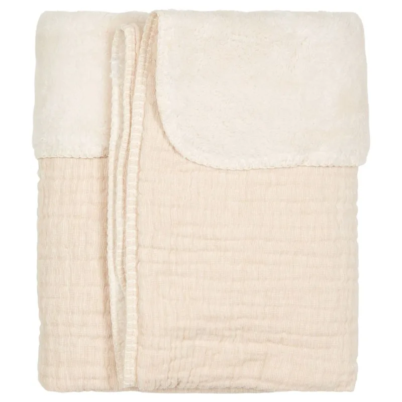 Rivoli Teddy Ledikantdeken – 100 x 150 cm – Warm White by Koeka in White – product photo 2 of 3