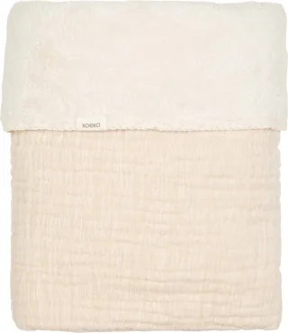 Rivoli Teddy Ledikantdeken – 100 x 150 cm – Warm White by Koeka in White – product photo 1 of 3