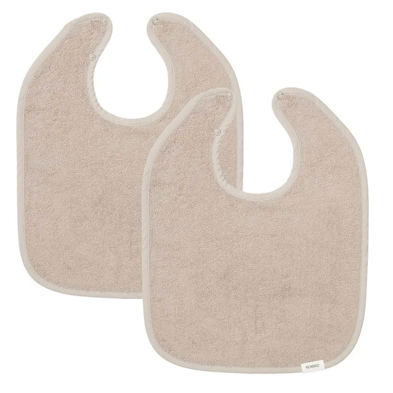 Slabbetjes 2-pack - Dijon Daily Clay by Koeka – product photo