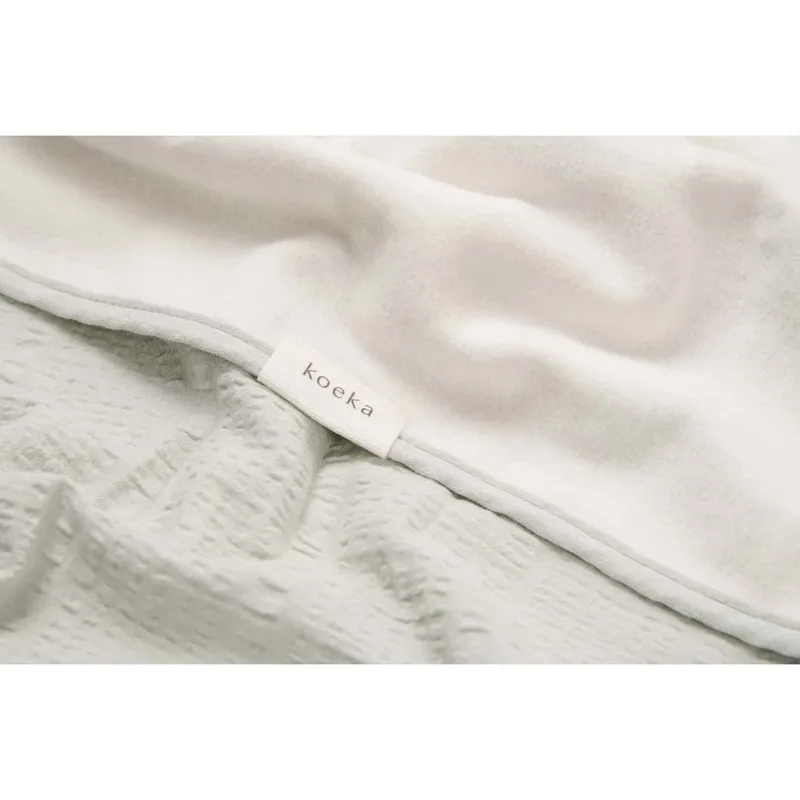 Wiegdeken 75x100cm - Cotton Fleece Bay - Ocean Air van Koeka – productfoto