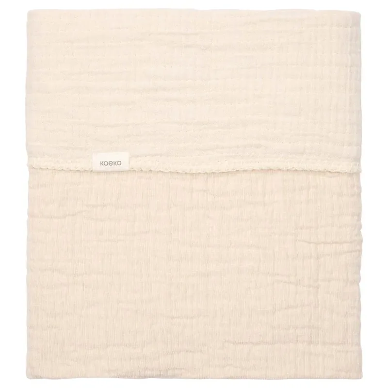 Wiegdeken Rivoli - Warm White | Wiegdekentje 100x75 cm van Koeka – productfoto