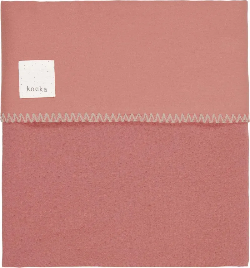 Wiegdeken Runa flanel - 75x100cm by Koeka in Brique – product photo
