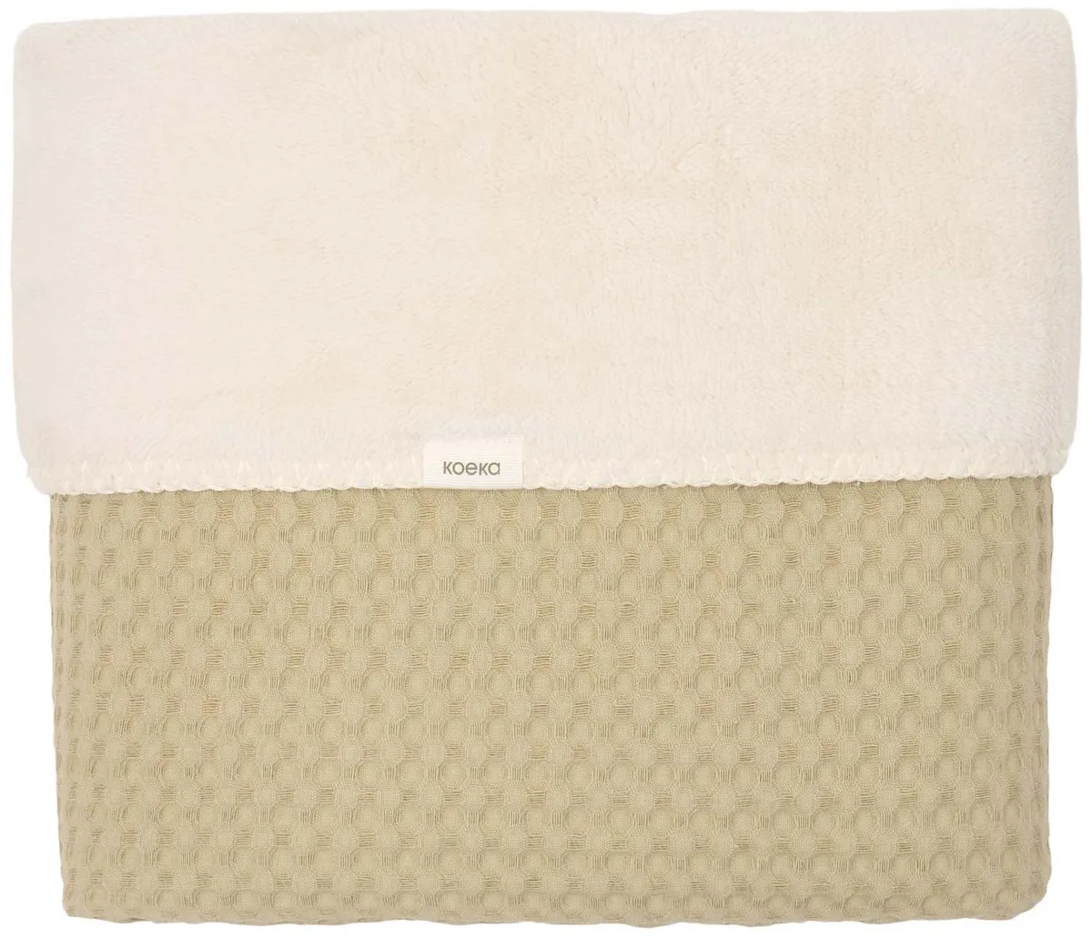 wiegdeken wafel/teddy Oslo - 75x100 de Koeka en Olive – photo produit
