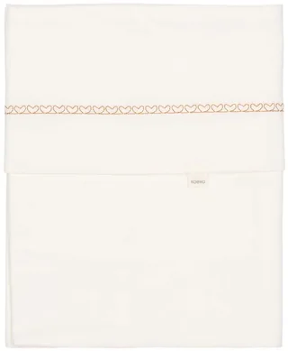 Wieglaken – Fall in Love – Honey – 80x100 cm från Koeka i Guld – produktbild 1 av 2