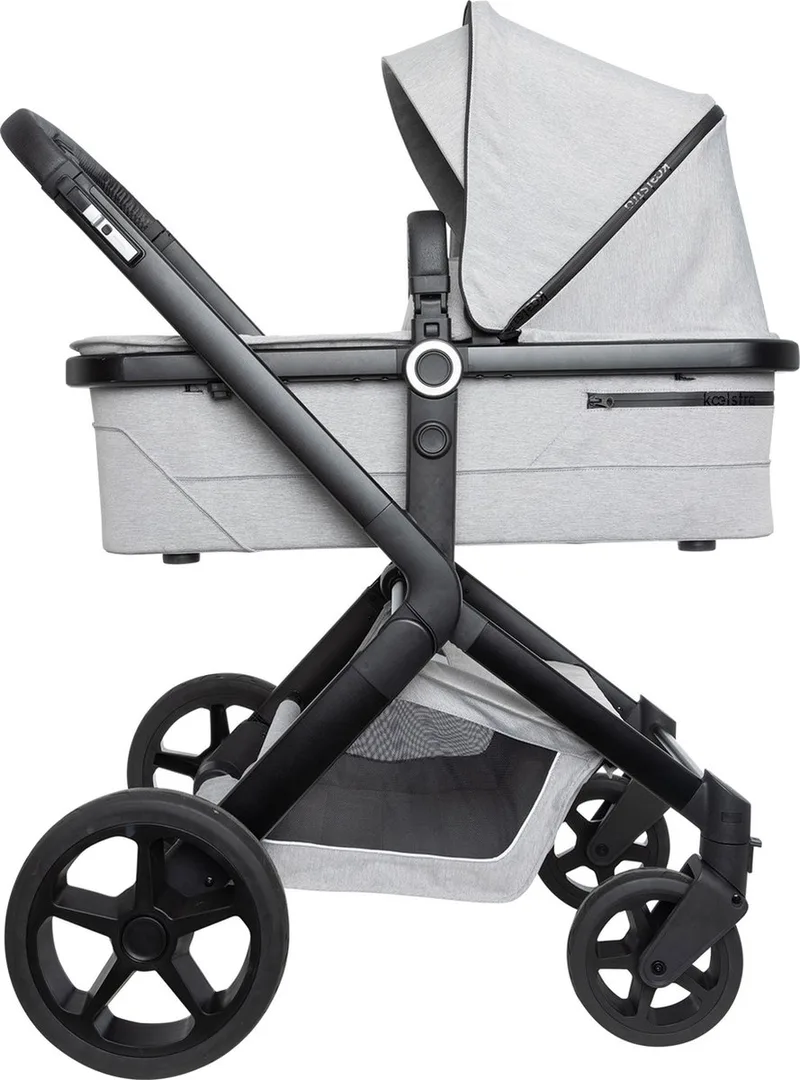 Next Kinderwagen 2-in-1 - Soft Grey Melange van Koelstra in Grijs – productfoto