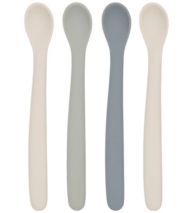 Babylepel - 4-pack - Silicone - Onyx van Konges Sløjd – productfoto