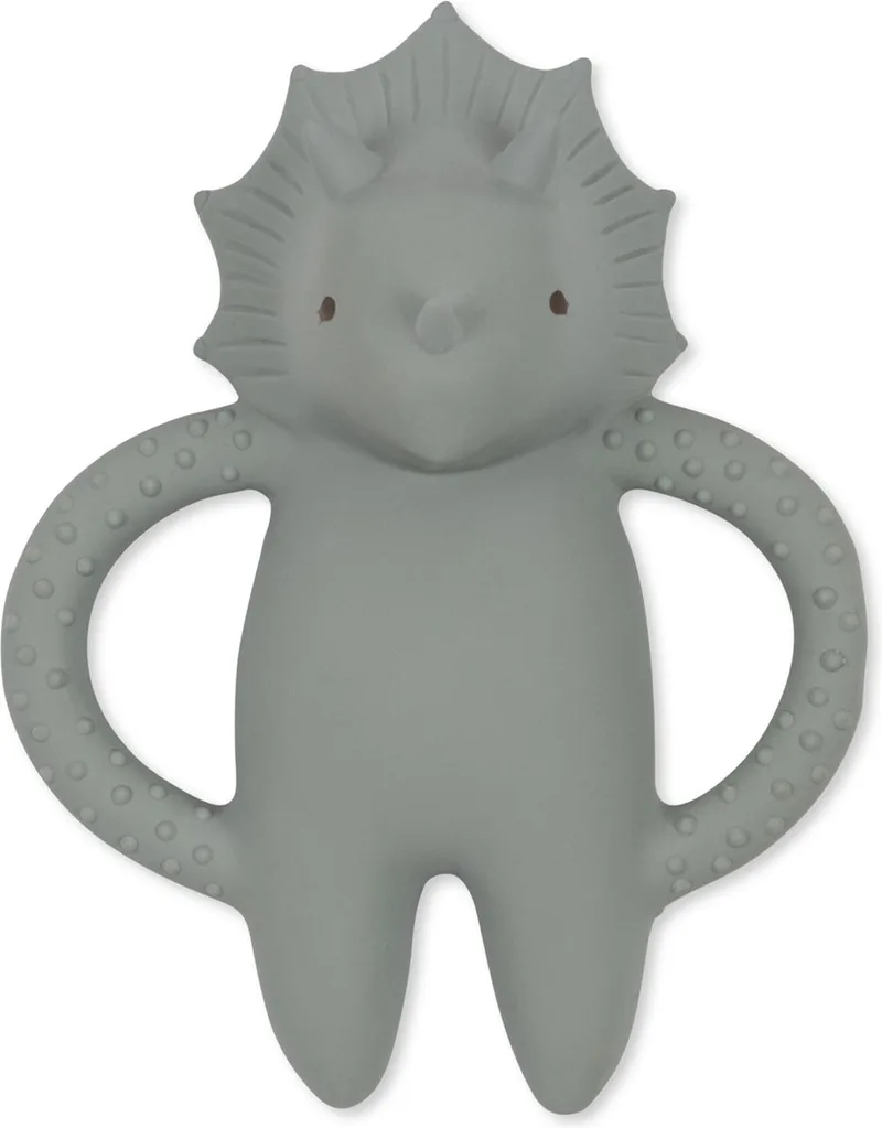 Bijtspeeltje Teether dino Quarry blauw van Konges Sløjd in [Blauw] – productfoto