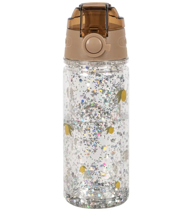 Drinkfles - Glitter - 350 ml - Lemon van Konges Sløjd – productfoto