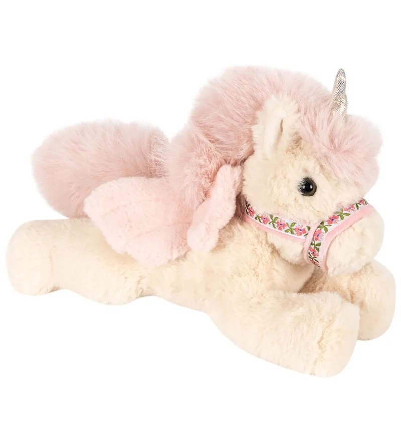 Knuffel - Eenhoorn - 30 cm - Beige/Roze de Konges Sløjd – photo produit