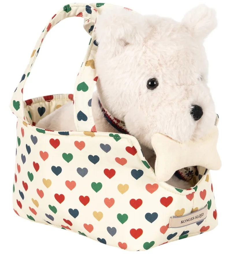 Knuffel - Terry Puppy - Wit by Konges Sløjd – product photo