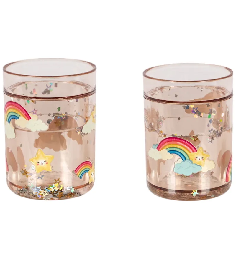 Mica Cups - 2-pack - 180 ml - Rainbow van Konges Sløjd – productfoto