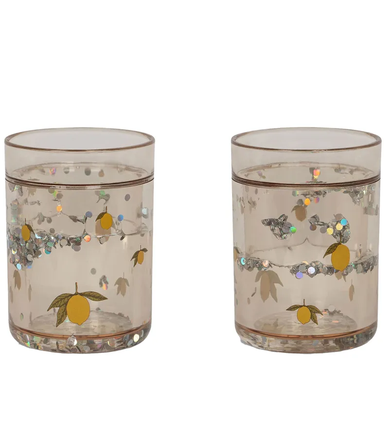 Verres à eau Lemon, 2 pièces de Konges Sløjd – photo produit