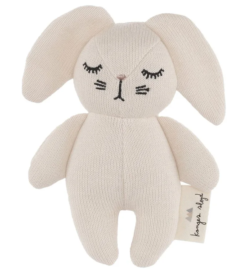 Rammelaar - Mini Rabbit - Offwhite de Konges Sløjd – photo produit