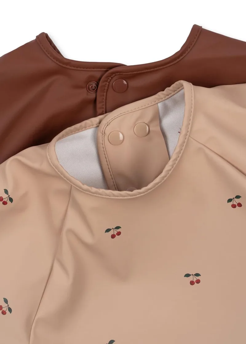 Slabber Konges Slojd Met Mouw Waterproof Cherry 2-pack van Konges Sløjd – productfoto 2 van 2