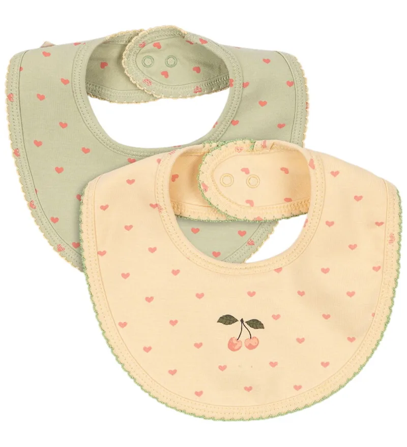 Slabbetjes - Veter - 2-pack - Coeur Golden/Coeur de Konges Sløjd – photo produit