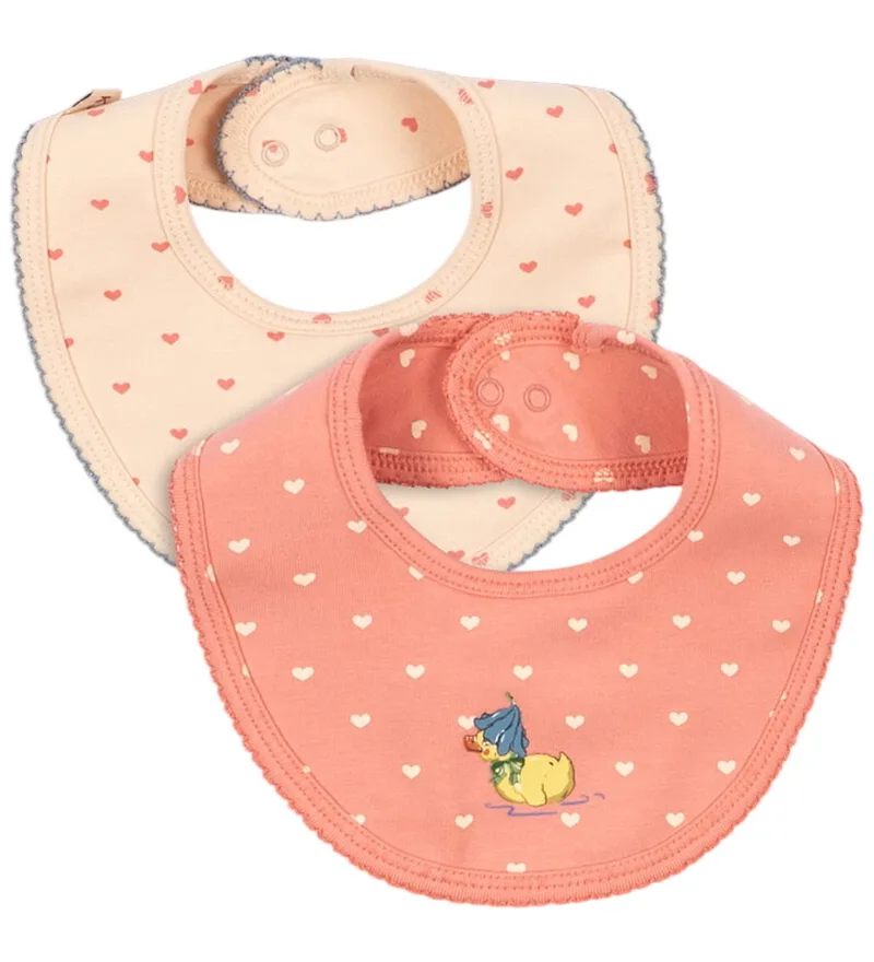 Slabbetjes - Veter - 2-pack - Coeur Lantana/Teddy by Konges Sløjd – product photo