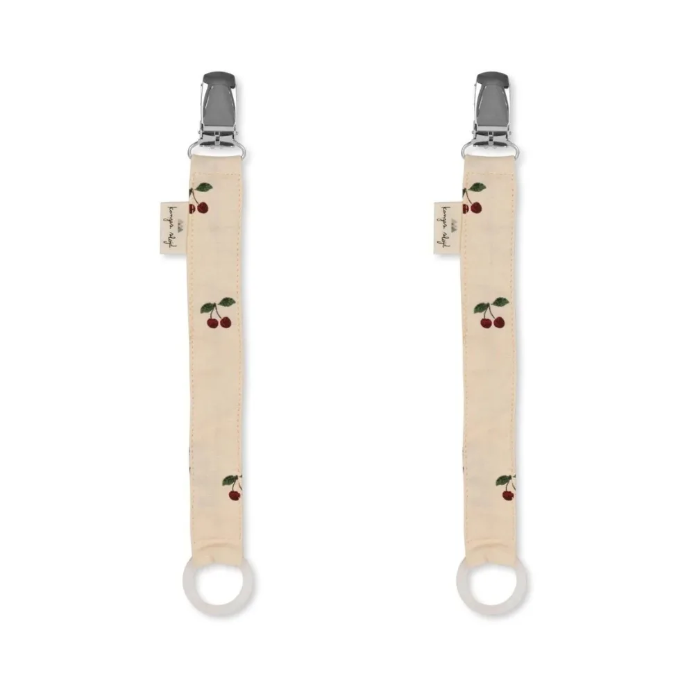 Speenkoord Konges Slojd Cherry 2-pack van Konges Sløjd – productfoto