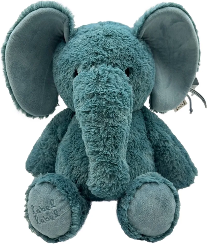 Elephant Elly 34 cm Knuffel by Label Label in Blue – product photo