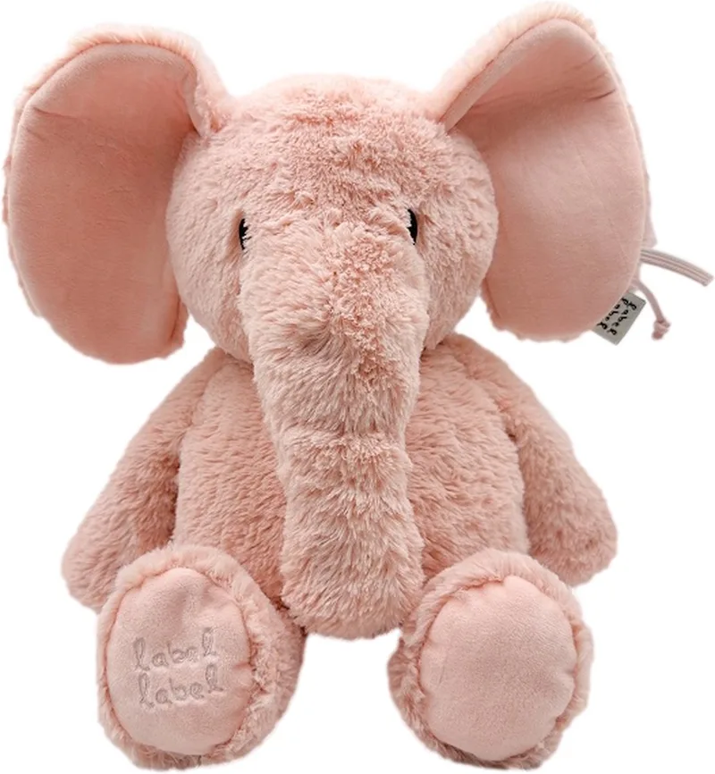 Elephant Elly 34 cm Knuffel by Label Label in Pink – product photo