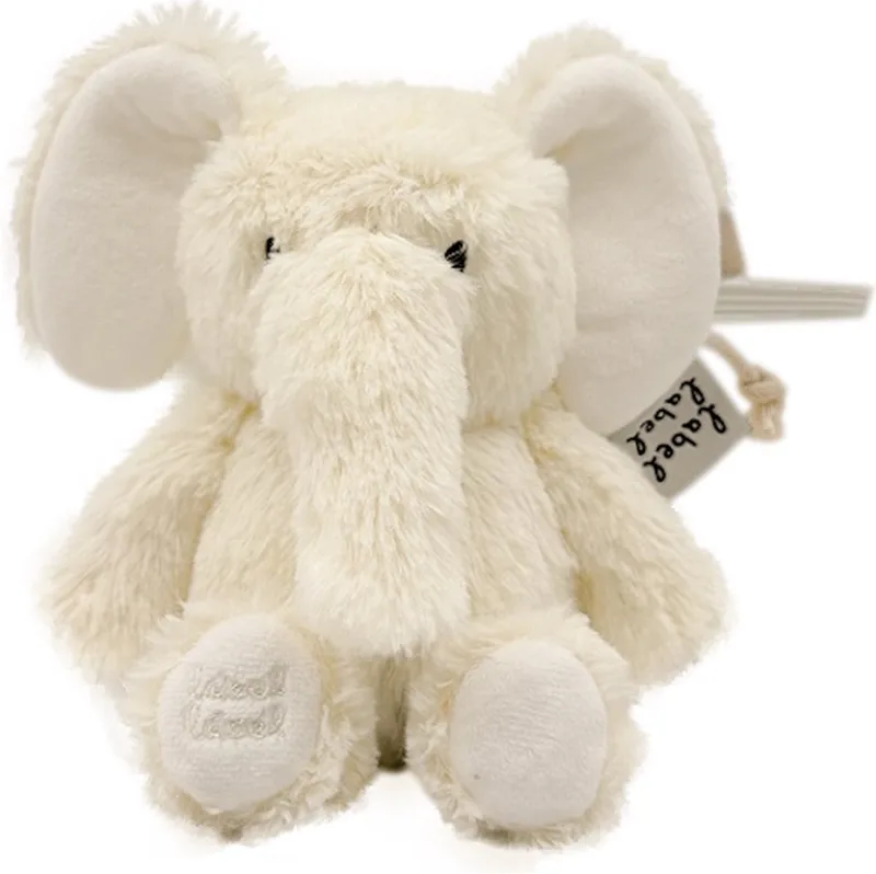 Elephant Elly Ivory 15 cm Knuffel by Label Label in Cream – product photo
