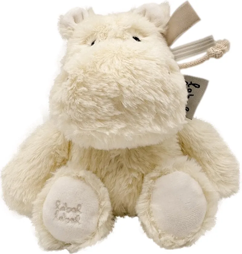 Hippo Harvey Ivory 15 cm Knuffel de Label Label en Crème – photo produit