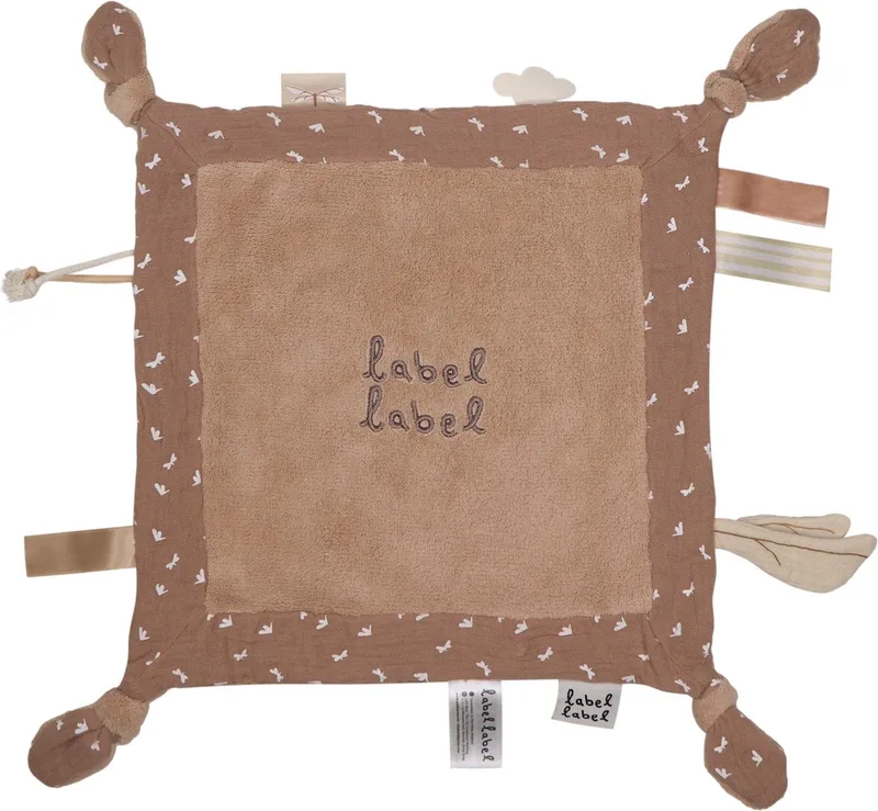 Libelle Knuffeldoekje by Label Label in Brown – product photo