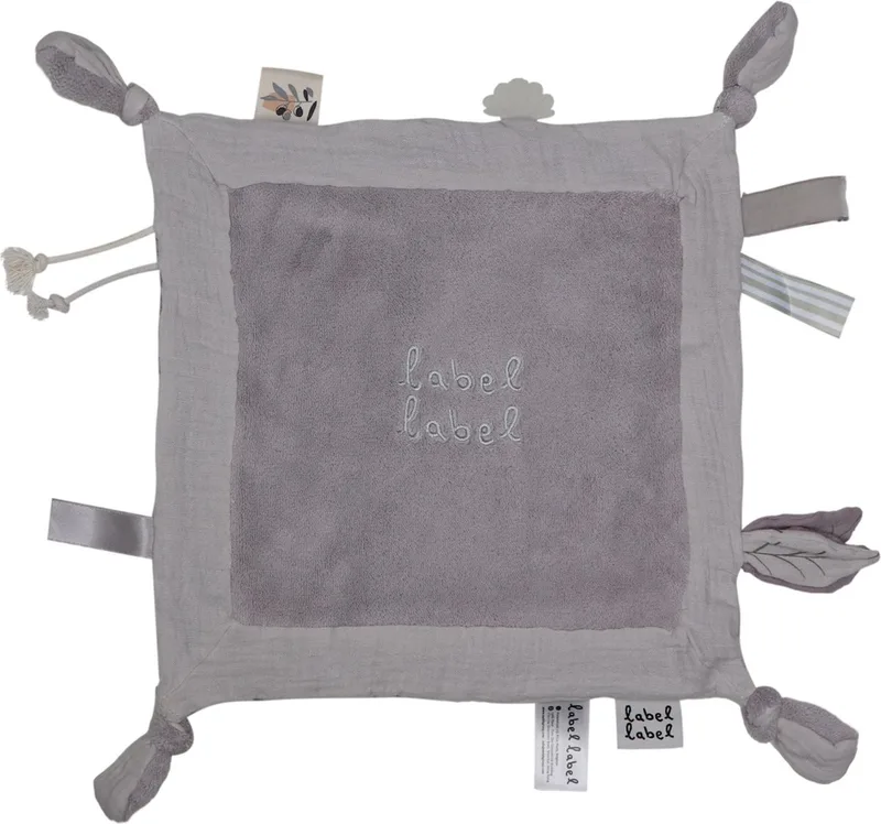 Lichtgrijs Knuffeldoekje von Label Label in Grau – Produktfoto