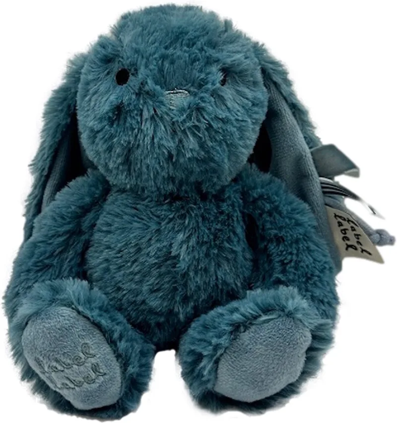 Rabbit Rosa 15 cm Knuffel van Label Label in Blauw – productfoto