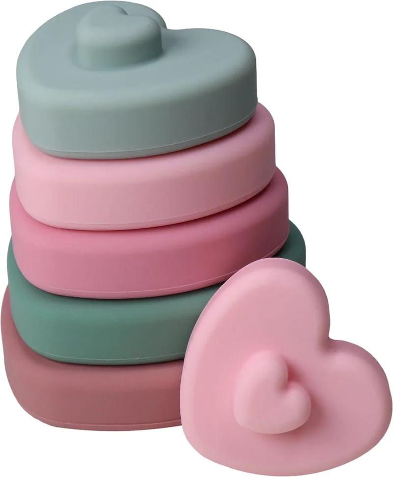 Silicone Stapeltoren LLST-15355 by Label Label in Pink – product photo