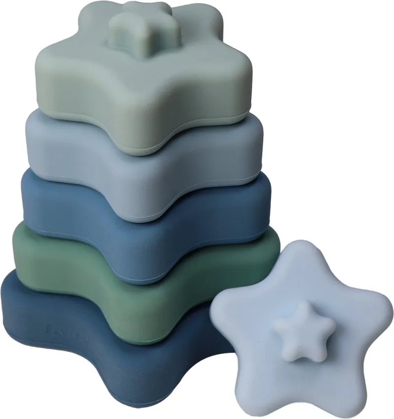 Silicone Stapeltoren - Stapeltorens by Label Label in Blue – product photo