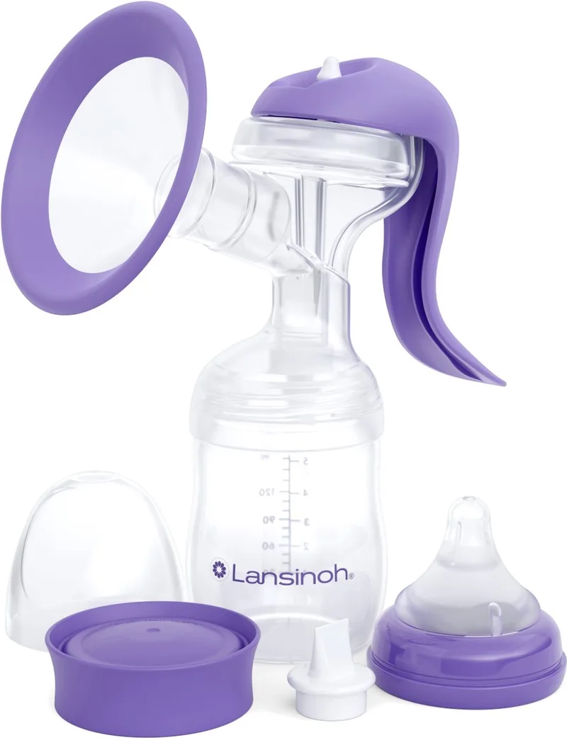 Handmatige Borstkolf - NaturalWave™ från Lansinoh i Paars – produktbild