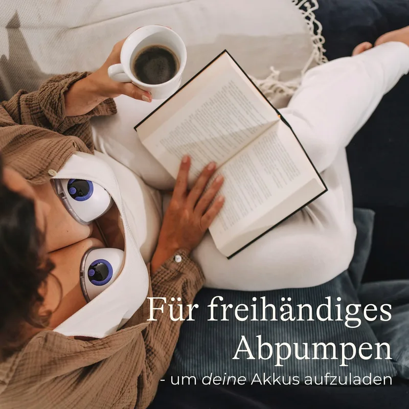 Hands-Free Dubbele Elektrische Borstkolf von Lansinoh in Weiß – Produktfoto 2 von 3