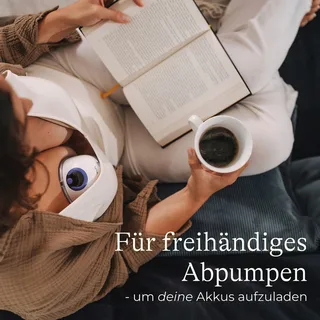 Hands-Free Elektrische Borstkolf von Lansinoh in Weiß – Produktfoto 2 von 3