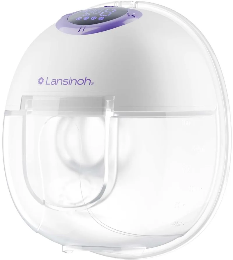 Hands-Free Elektrische Borstkolf fra Lansinoh i Wit – produktbillede