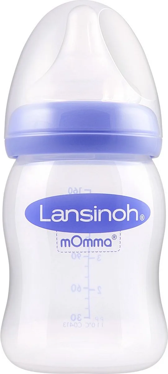 Lansinoh 160 ml Natural Wave Fles 75860 by Lansinoh in Transparant – product photo