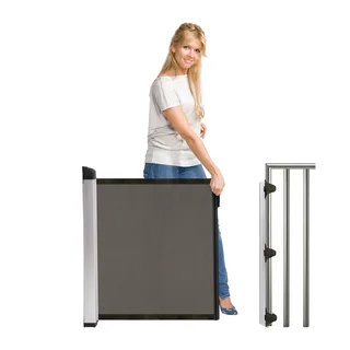 Tür- und Treppenschutzgitter KiddyGuard Avant von Lascal in Schwarz, 89,6 × 89,6 mm – Produktfoto 2 von 3