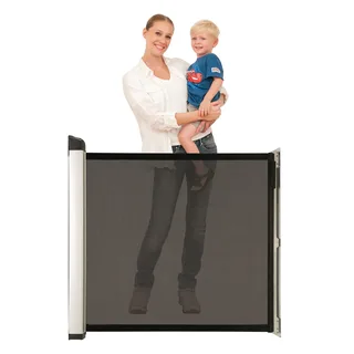 Tür- und Treppenschutzgitter KiddyGuard Avant von Lascal in Schwarz, 89,6 × 89,6 mm – Produktfoto 1 von 3