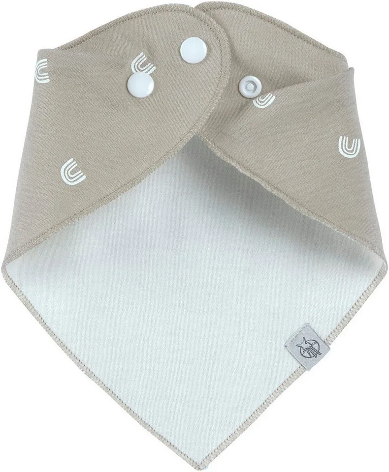 Baby Bandana slabbetjes (2 St.) - Rainbow/ Beige de Lässig – photo produit 4 sur 5