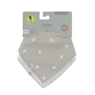 Baby Bandana slabbetjes (2 St.) - Rainbow/ Beige de Lässig – photo produit 1 sur 5